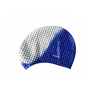 Aurion Swimming Caps - Comfortable - Stays in Place - Strong Silicone - Increases Speed – Best Swim Hats for Protecting Long, Thick and Short Hair